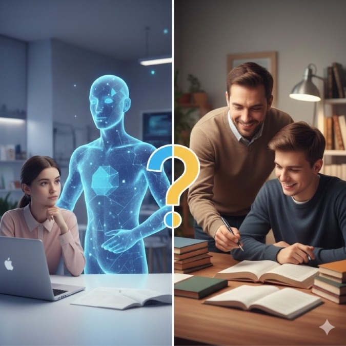 勉強はAIと人間どちらに教えてもらうのがいいの？